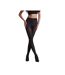 Womens/ladies ultimate comfort opaque tights black Couture