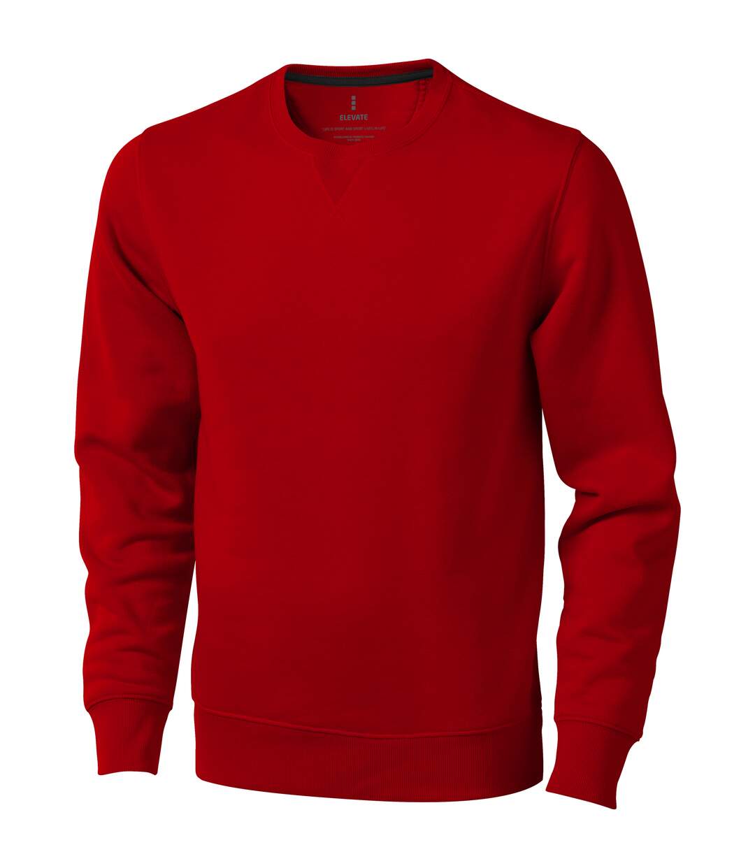 Surrey Pull Col Rond Homme Rouge Elevate-1