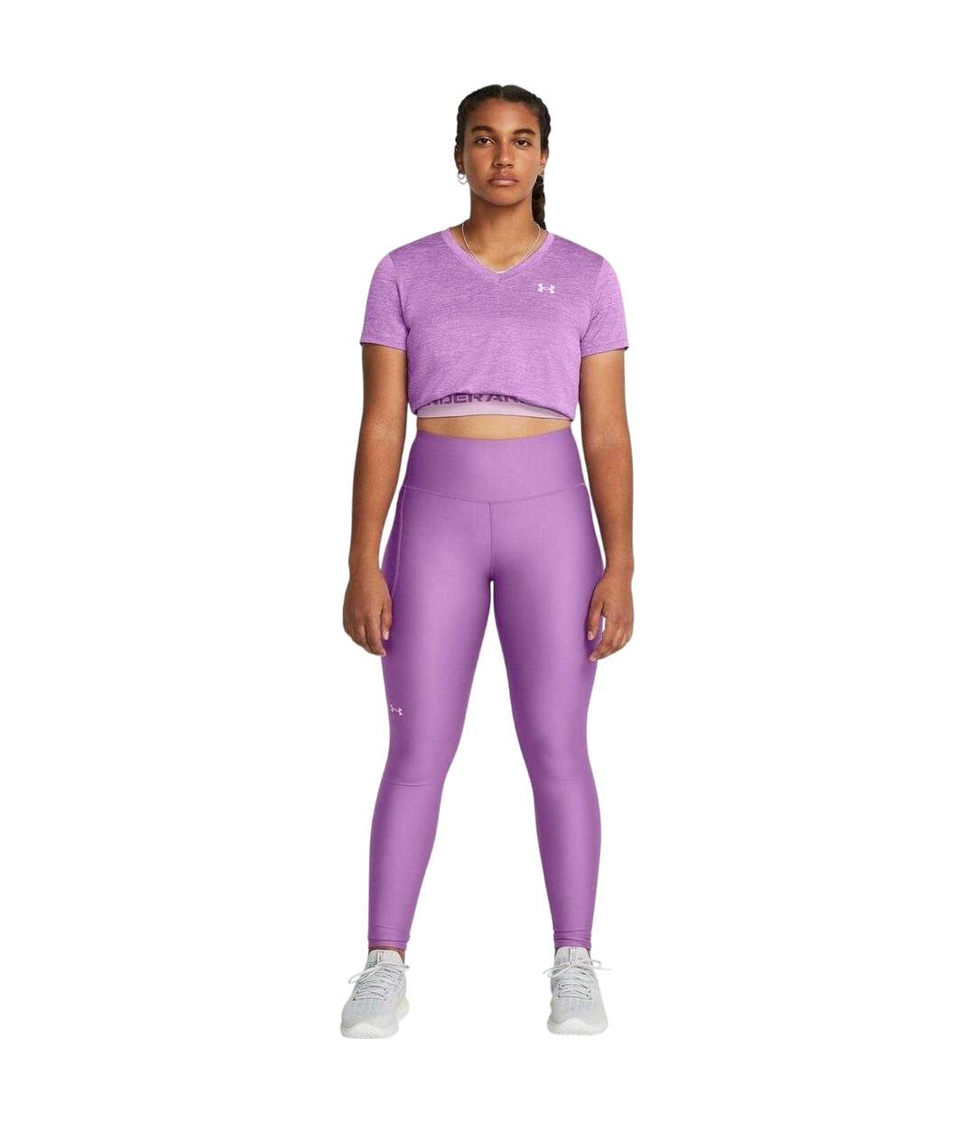 Collant Performance Femme Violet Under Armour-4