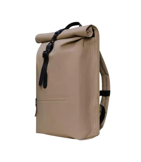 Plain Waterproof Cycling Rucksack One Size Beige Rains