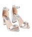 Womens/ladies Spark Sandals Silver Dorothy Perkins-3