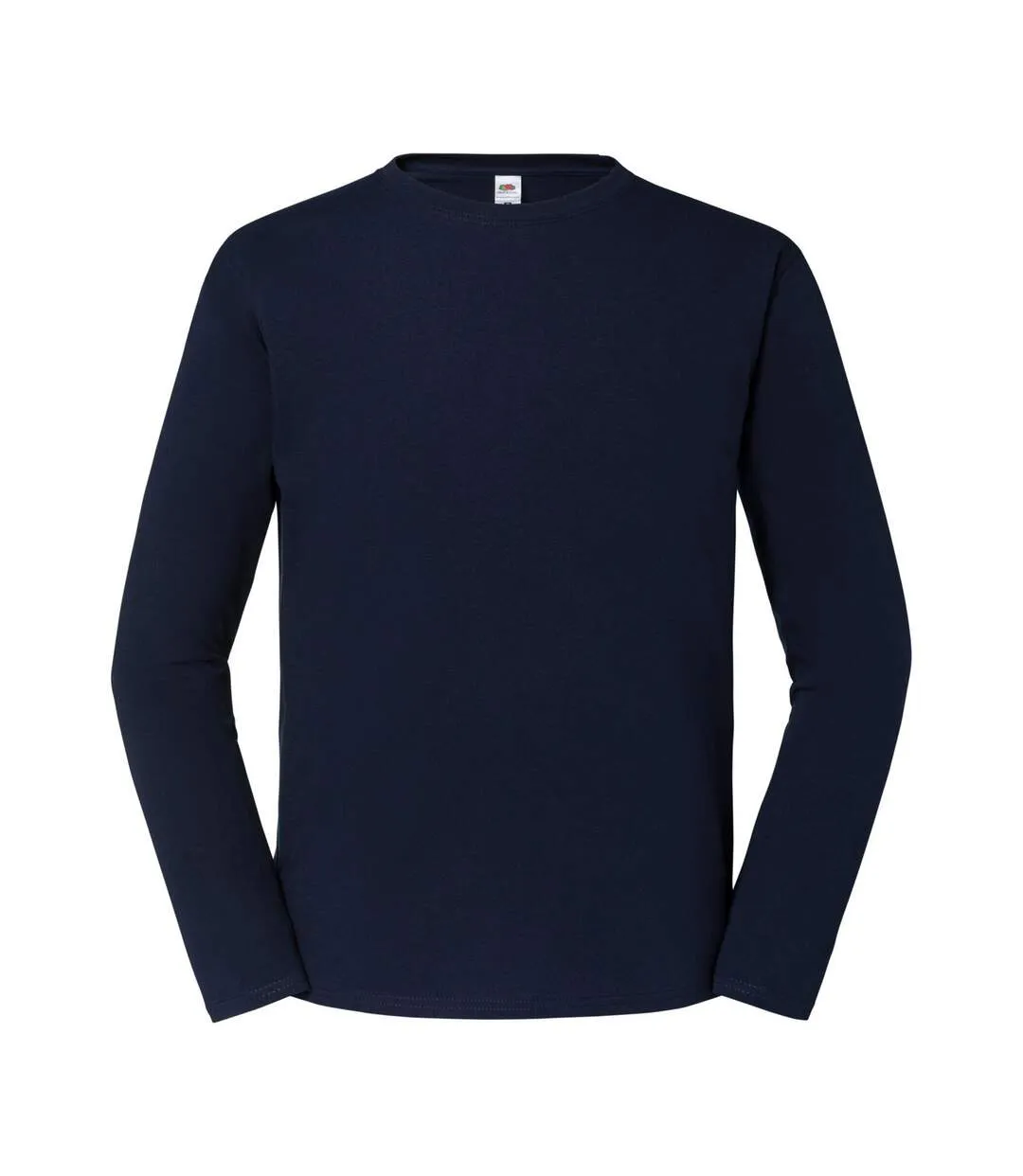 Unisex Adult Iconic 195 Long-sleeved T-shirt Deep Navy Fruit Of The Loom-1