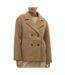 Manteau marron femme vero moda elite bella-1