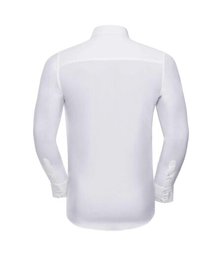 Collection chemise à manches longues homme blanc Russell