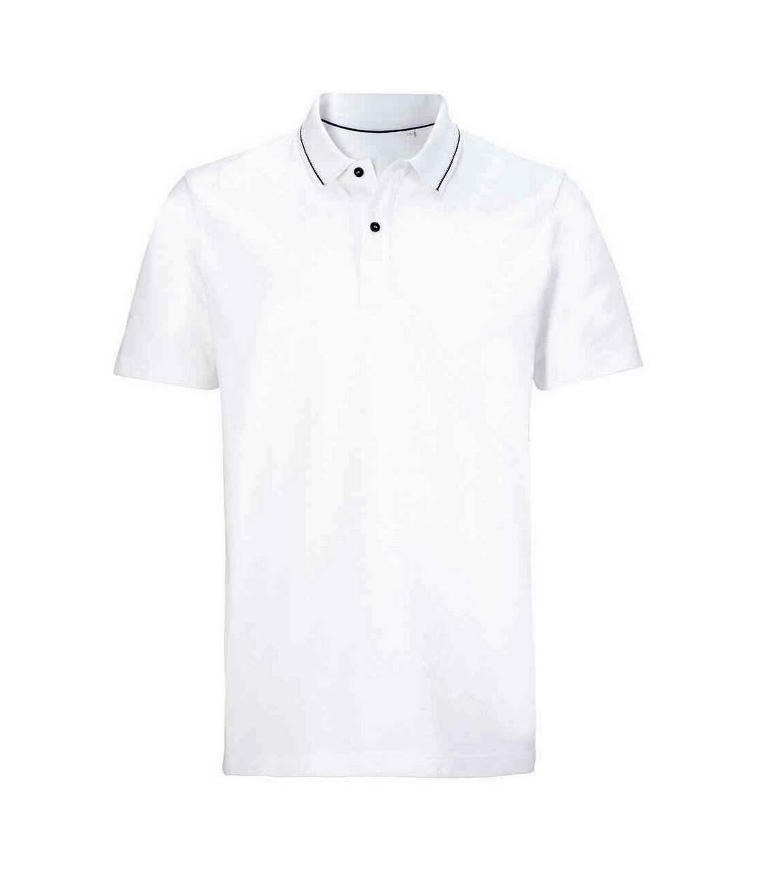 Polo homme blanc NEOBLU-1