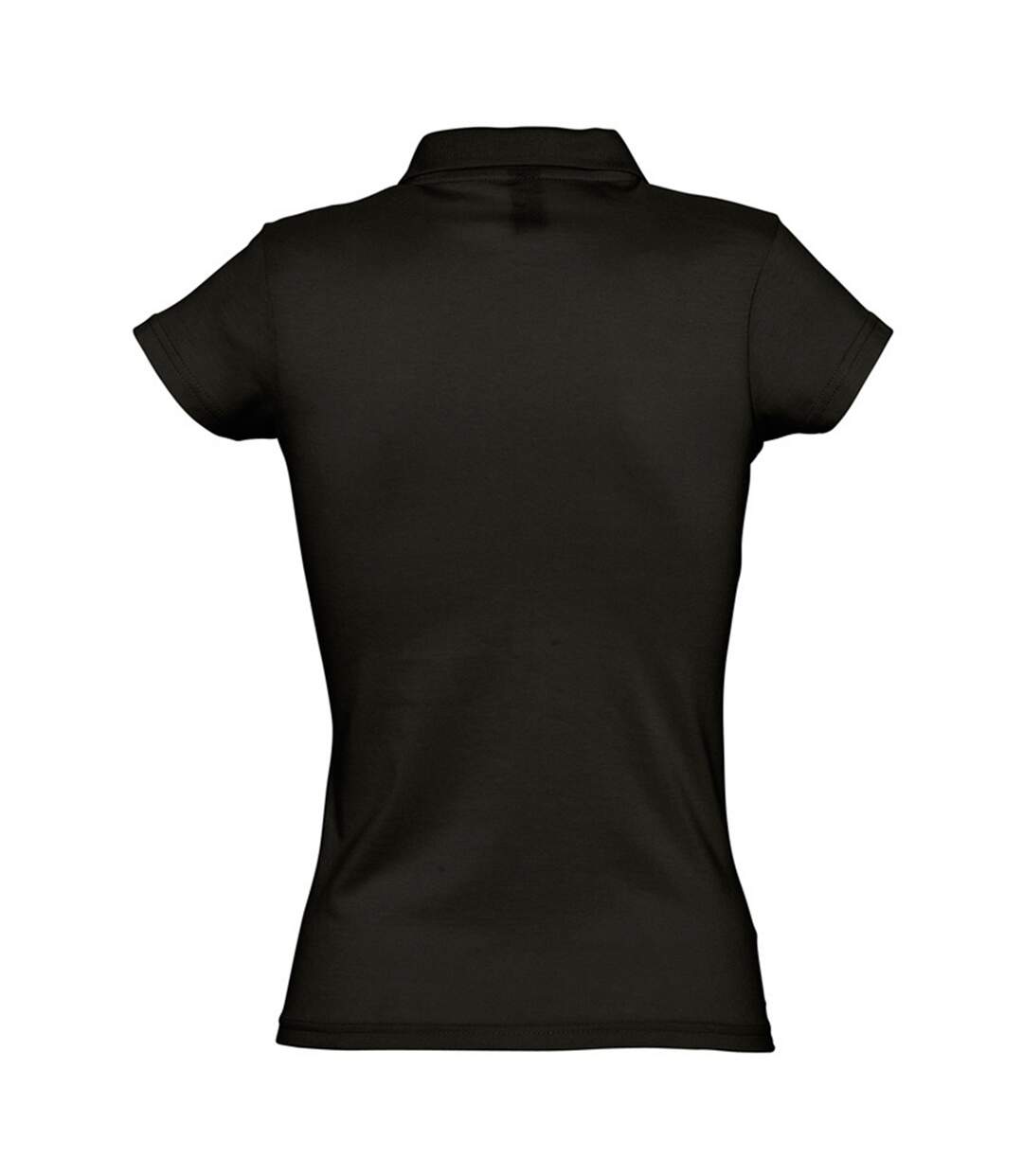 Prescott polo 100% coton à manches courtes femme noir SOLS-2