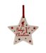 Liverpool FC Babys First Christmas Decoration (White/Red) (One Size)