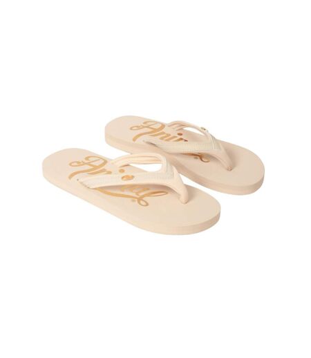 Tongs swish femme beige clair Animal