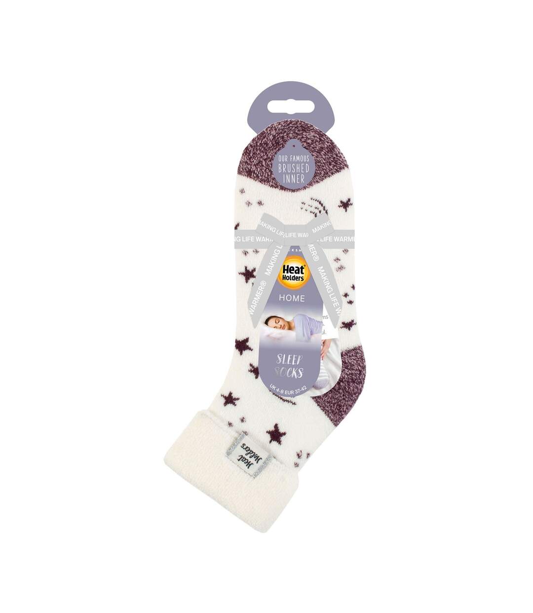 Cosy Turn-Over Cuff Lounge Socks | Warm Winter Socks for Women-2