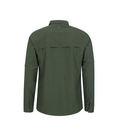 Mens Navigator Ii Uv Protection Shirt Khaki Green Mountain Warehouse