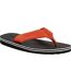 Mens Rico Flip Flops Ash Rusty Orange Regatta-2
