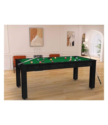 Billard convertible table 8 personnes Arizona + plateau 2 en 1 dinatoire et ping pong