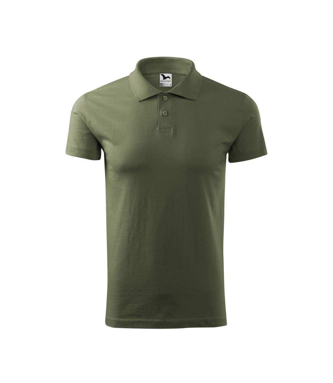Polo Homme Vert Kaki Malfini-1