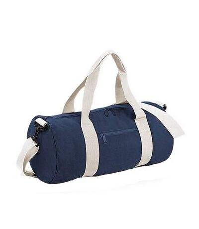Sac De Voyage 20 Litres Taille Unique Bleu Marine Blanc Cassé Bagbase