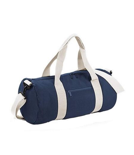 Sac De Voyage 20 Litres Taille Unique Bleu Marine Blanc Cassé Bagbase