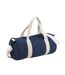 Sac De Voyage 20 Litres Taille Unique Bleu Marine Blanc Cassé Bagbase-1