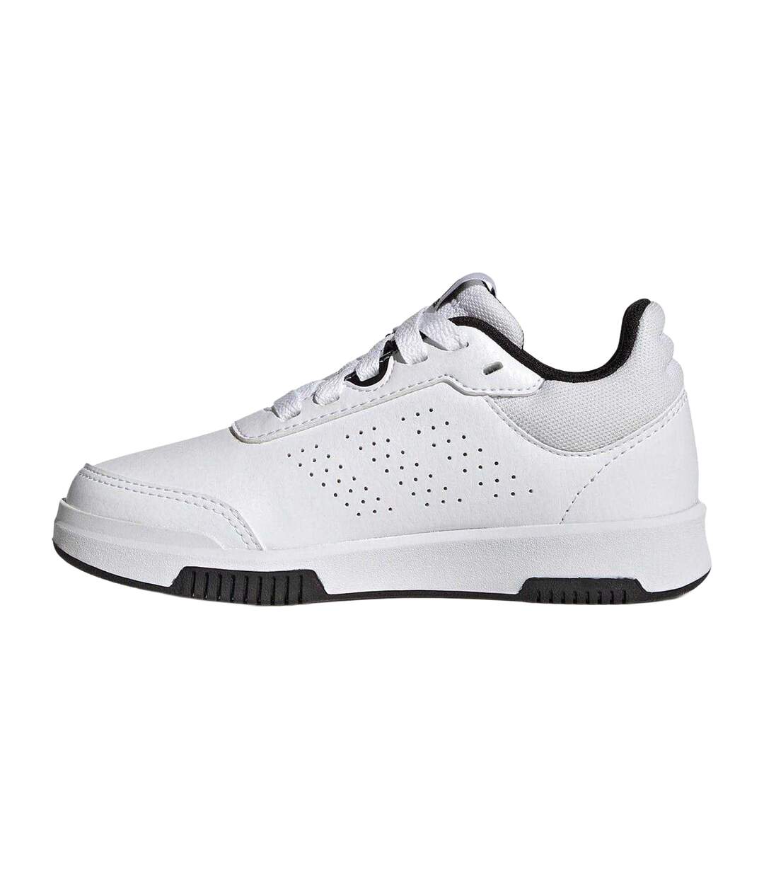 Boys Tensaur 3 Leather Trainers White Black Adidas-3
