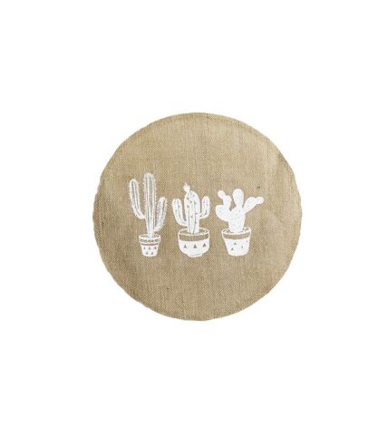 Set de Table Rond Jute Mexico 38cm Naturel