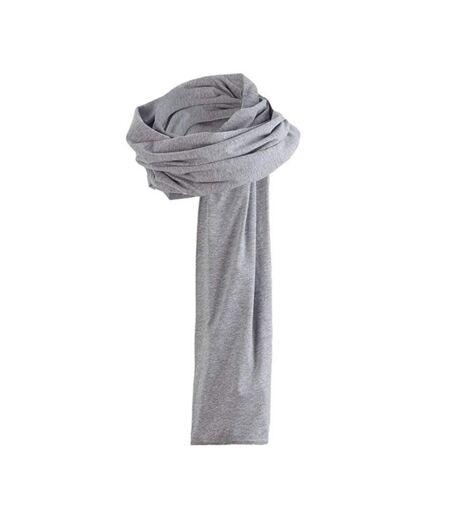 Écharpe Adulte 180 Cm X 30 Cm Gris Chiné Promodoro