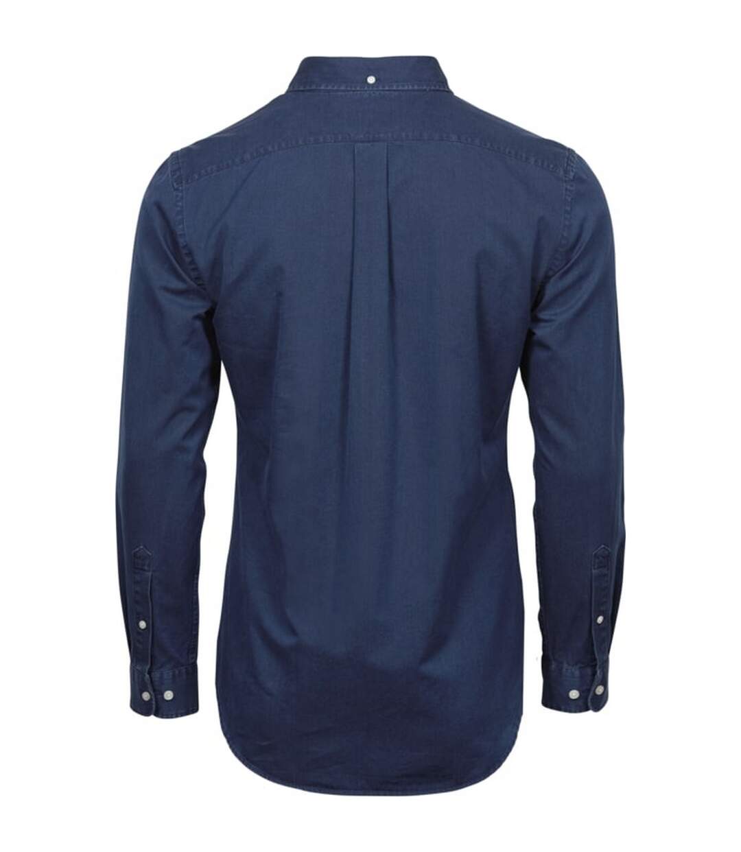 Tee Jays Mens Long Sleeve Casual Twill Shirt (Indigo)