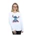 Disney - Sweat LILO AND STITCH STITCH CUTIE PIE - Femme (Blanc) - UTBI22493-2