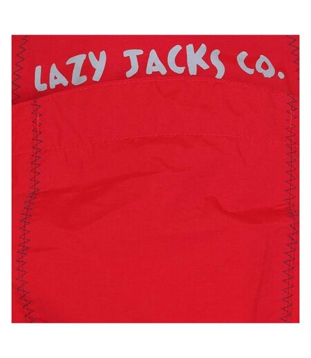 Veste Imperméable Homme Rouge Lazy Jacks