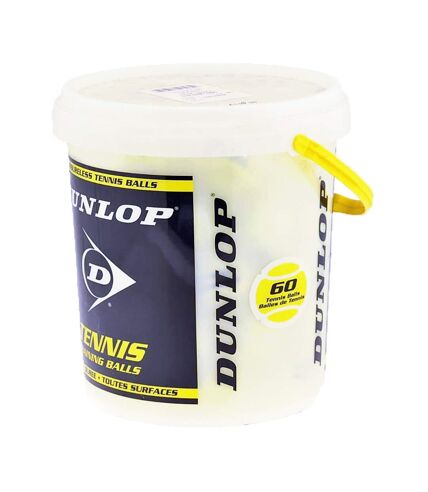 Dunlop Balles de tennis Trainer (lot de 60) (Jaune) (One Size) - UTRD1773