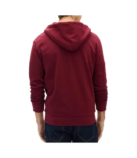 Sweat zippé bordeaux homme superdry plain hood