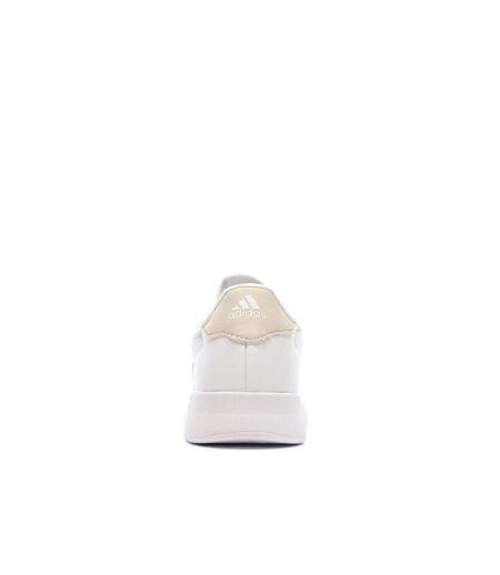 Baskets blanches/beige femme adidas breaknet 2.0