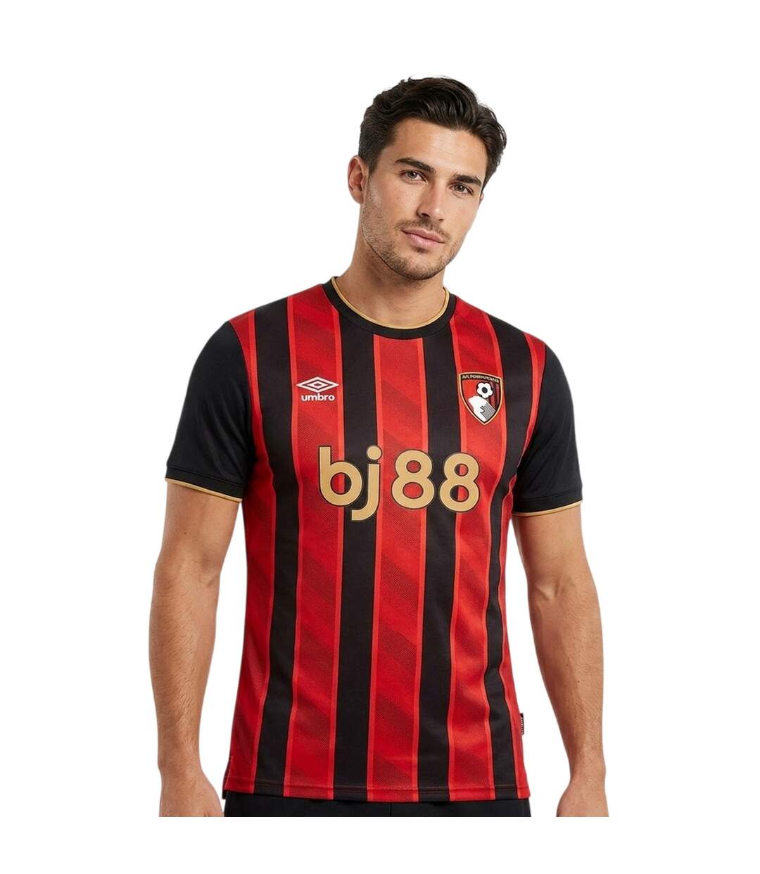 Maillot Domicile Motif/style Afc Bournemouth Homme Noir Rouge Umbro-4