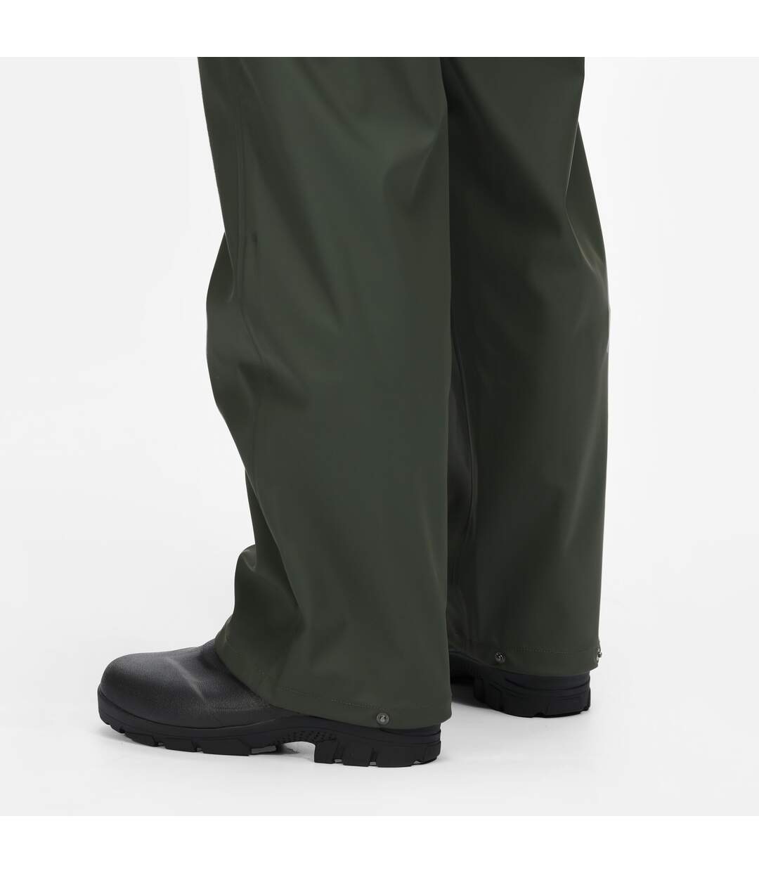 Mens waterproof rain trousers olive Regatta Professional-2