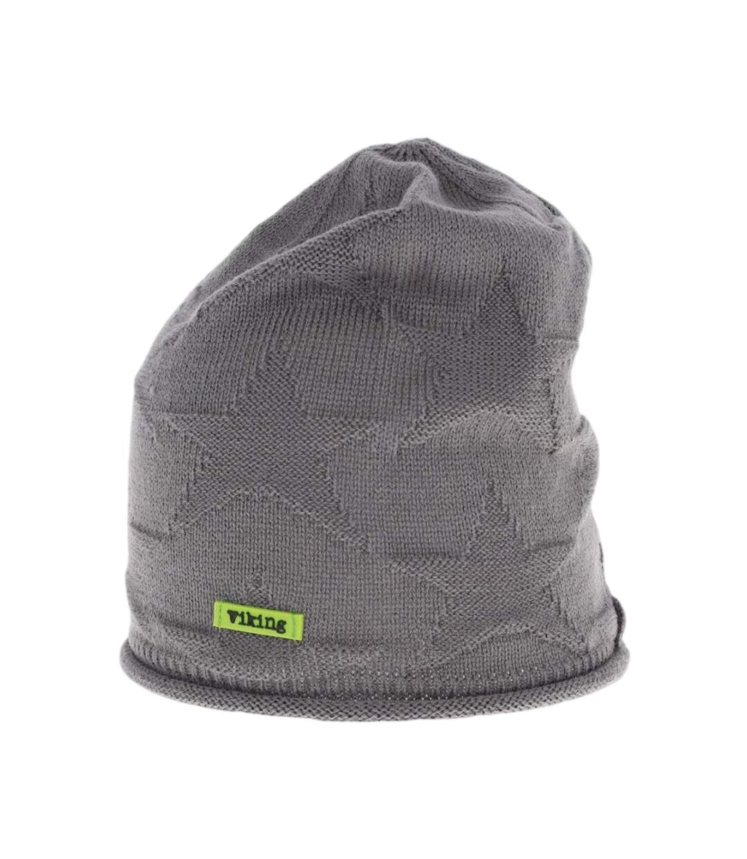 Bonnet Motif/style Étoile Latika Enfant Gris Viking-1