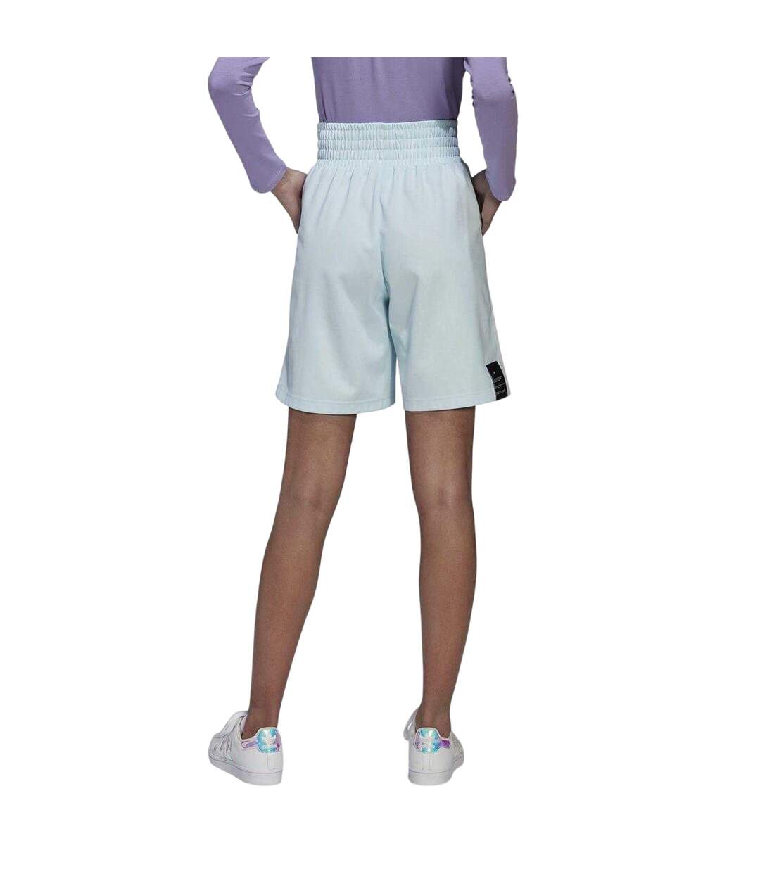 Short De Jogging Motif/style Imprimé Graphique Originals Femme Bleu Adidas-3