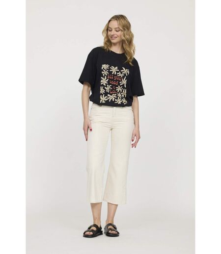 Pantalon coton bootcut JEMMA