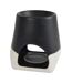 Brûle Parfum en Céramique Irène 10cm Noir-1
