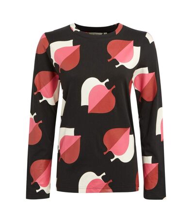 T-shirt Orla Kiely Femme Rose Feuilles D´orme Regatta