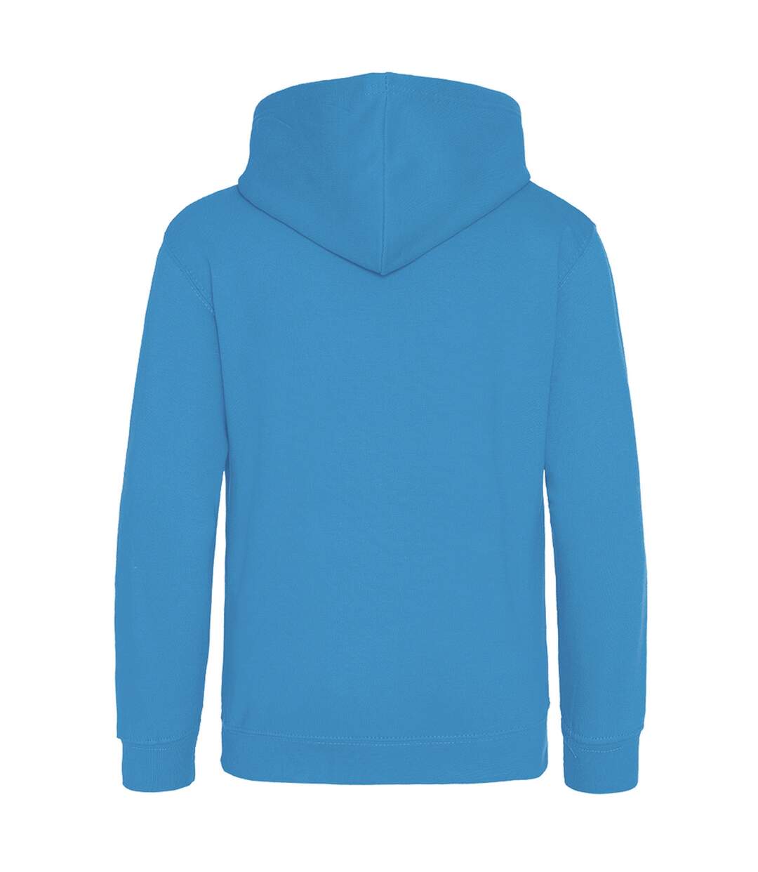 Awdis - Sweatshirt à capuche et fermeture zippée - Homme (Bleu saphir/Gris chiné) - UTRW182