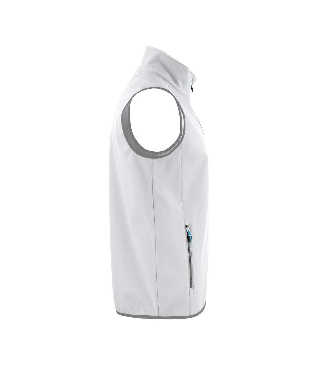 Veste Sans Manches Trial Homme Blanc Printer-3