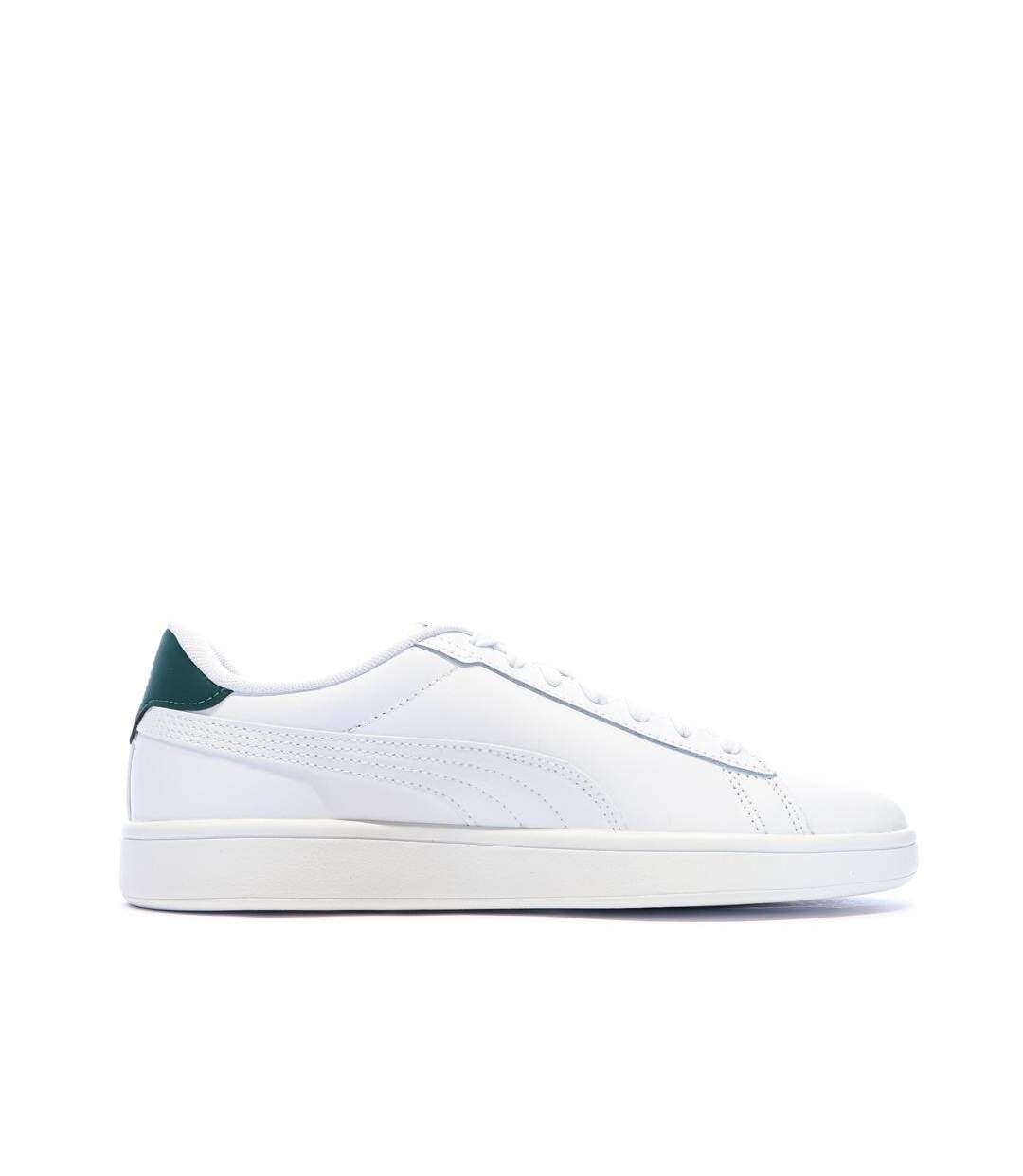 Baskets blanches/vertes  homme puma smash 3.0 l-2