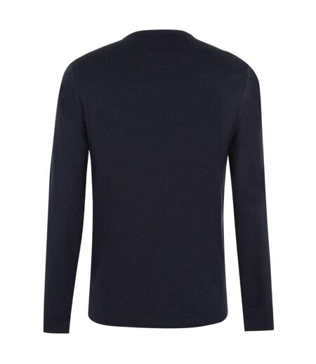 T-shirt Manches Longues Dennis Homme Vrai Bleu Marine Farah