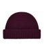 Bonnet Recycled Harbour Adulte Bordeaux Beechfield-2
