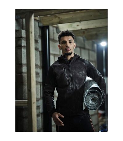 Mens X-pro Coldspring Ii Fleece Jacket Black Grey Marl Regatta