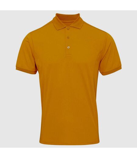 Premier Mens Coolchecker Pique Short Sleeve Polo T-Shirt (White) - UTRW4401
