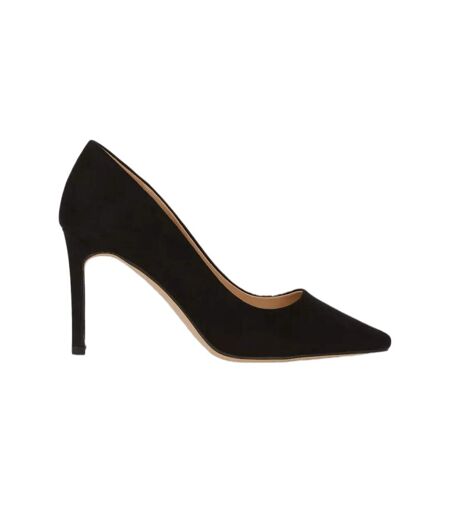 Womens/ladies Dash Pointed Court Shoes Natural Black Dorothy Perkins