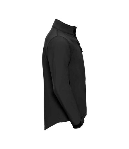 Russell Mens Plain Soft Shell Jacket (Black) - UTPC6732