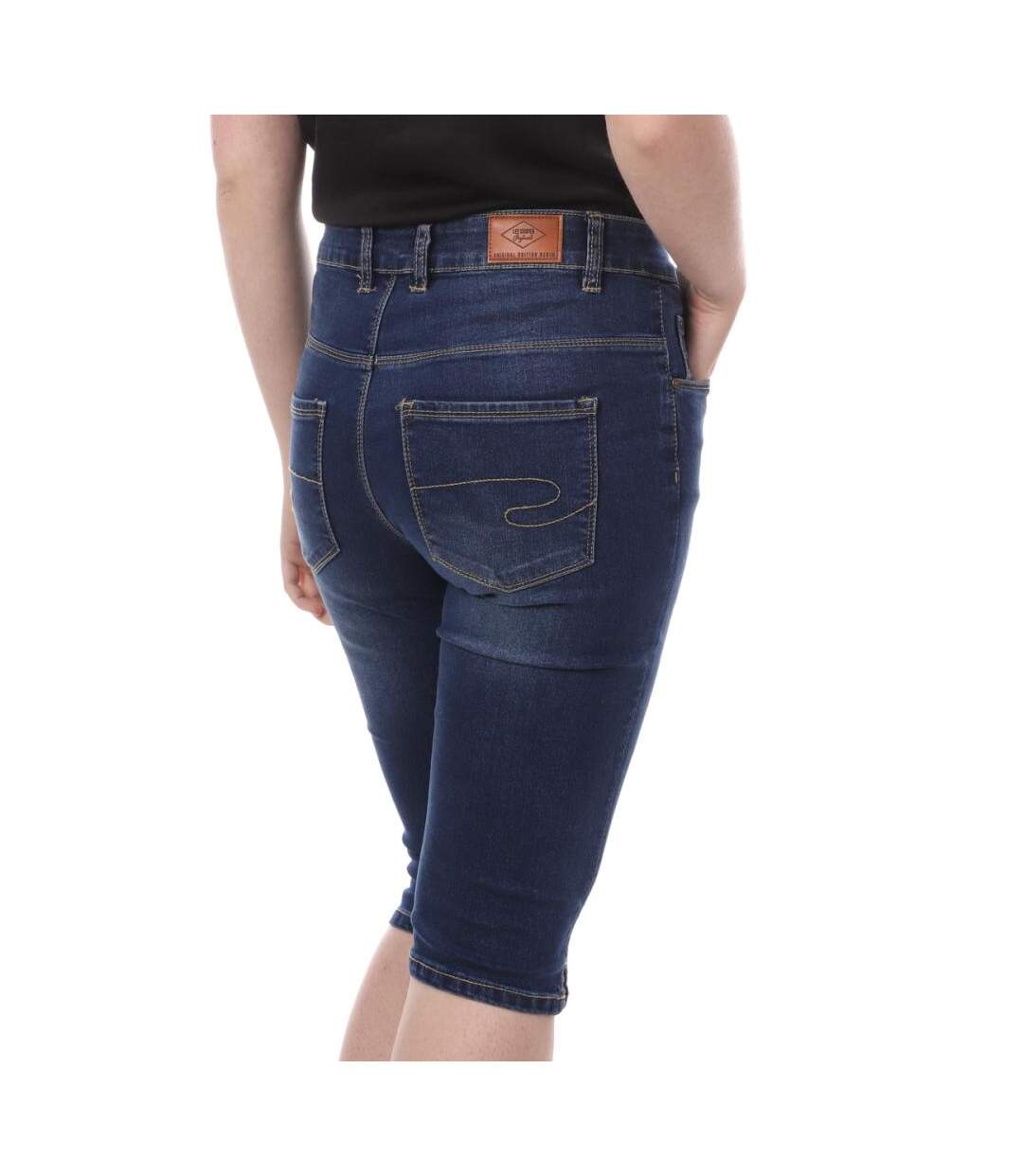 Pantacourt Bleu brut Femme Lee Cooper Ozija - 27