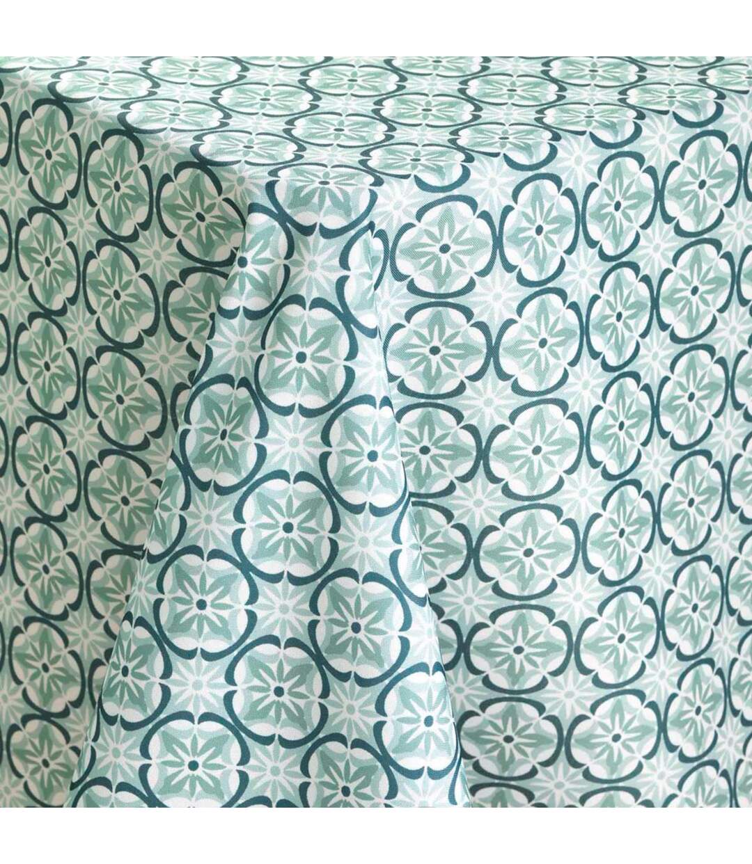 Nappe Antitache Imprimé Costaria 145x240cm Sauge-2