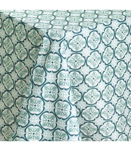 Nappe Antitache Imprimé Costaria 145x240cm Sauge