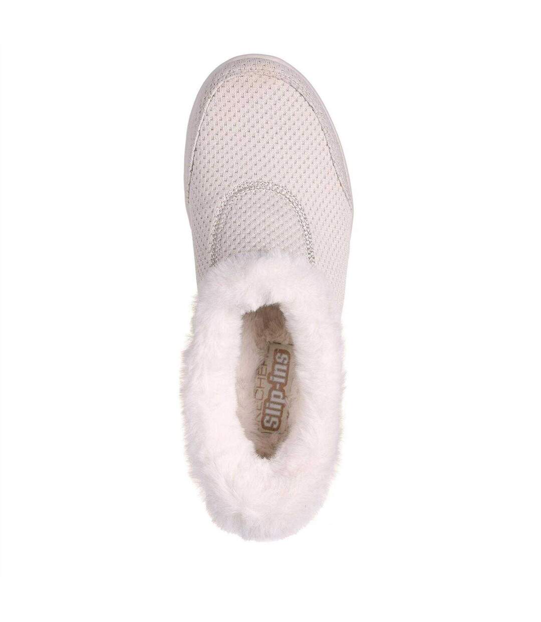 Womens/ladies On The Go Flat Boots Natural Skechers-3
