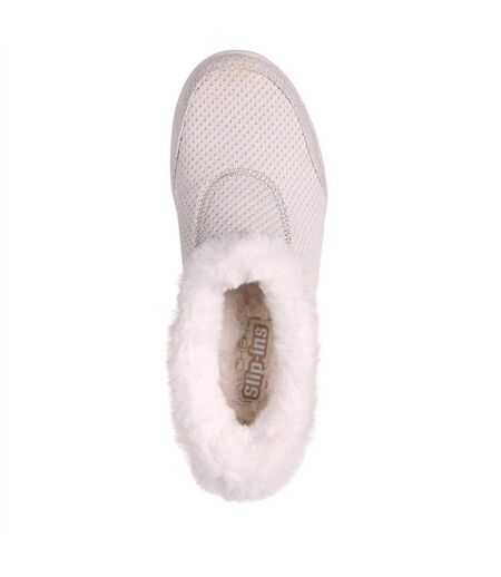 Womens/ladies On The Go Flat Boots Natural Skechers